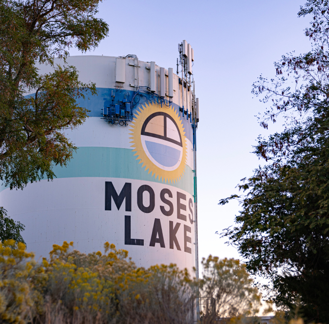 Moses lake water tower